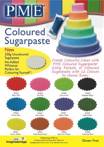 PME Coloured Sugarpaste Flyer