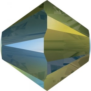 iridescent green